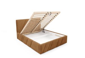 Obrazek Łóżko tapicerowane Kseno 180x200 rudy