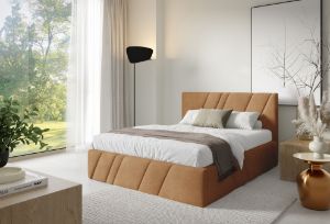 Obrazek Łóżko tapicerowane Kseno 180x200 rudy