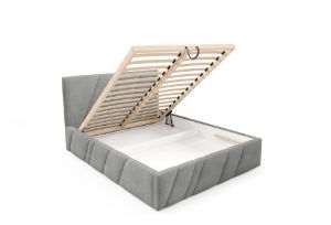 Obrazek Łóżko tapicerowane Kseno 180x200 jasny szary