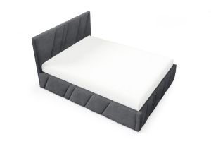 Obrazek Łóżko tapicerowane Kseno 180x200 ciemny szary