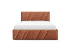Obrazek Łóżko tapicerowane Kseno 180x200 pomarańczowy