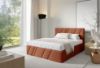 Obrazek Łóżko tapicerowane Kseno 180x200 pomarańczowy
