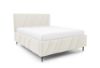 Obrazek Łóżko tapicerowane z nogami Kseno 140x200  kremowy