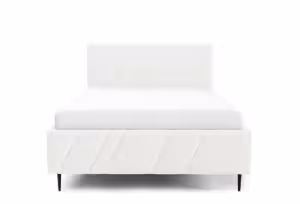 Obrazek Łóżko tapicerowane z nogami Kseno 140x200  biały
