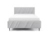 Obrazek Łóżko tapicerowane z nogami Kseno 140x200  popielaty