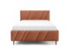 Obrazek Łóżko tapicerowane z nogami Kseno 140x200 pomarańczowy