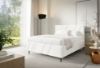 Obrazek Łóżko tapicerowane z nogami Kseno 160x200  biały