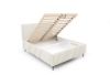 Obrazek Łóżko tapicerowane z nogami Kseno 180x200  kremowy