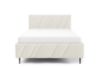 Obrazek Łóżko tapicerowane z nogami Kseno 180x200  kremowy