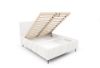 Obrazek Łóżko tapicerowane z nogami Kseno 180x200  biały