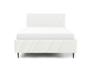 Obrazek Łóżko tapicerowane z nogami Kseno 180x200  biały