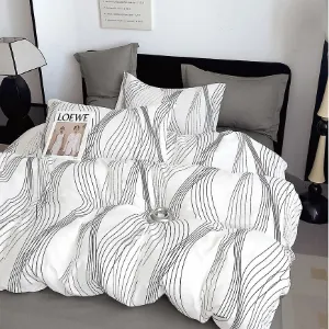 Obrazek Pościel satyna bawełniana ALBS-01372B 200x220 Lasher