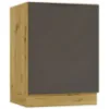 Obrazek Szafka Kuchenna Cosmo Isabel D60pc P/L Mocca Grey/Dąb Artisan