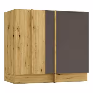 Obrazek Szafka Kuchenna Cosmo Isabel Dnp P/L Mocca Grey/Dąb Artisan