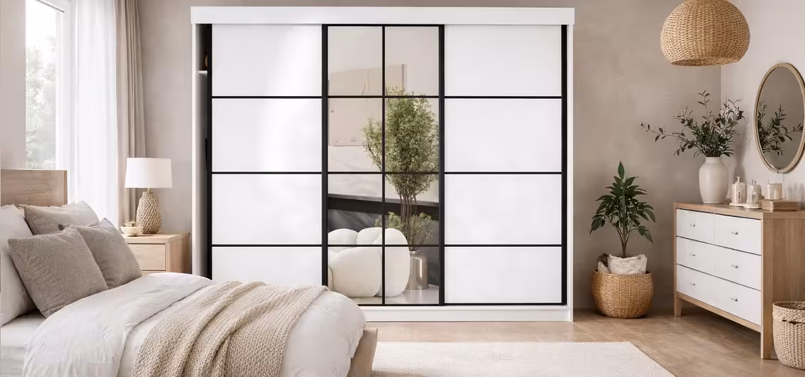 Szafy Tanger lustro-biały