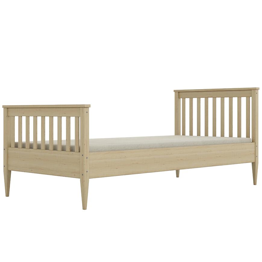 Łóżko Ignaś 90x200 naturalne, lakierowane