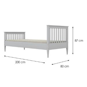 Obrazek Łóżko Ignaś 80x200 biały