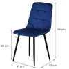 Obrazek Krzesło W168 Granatowe