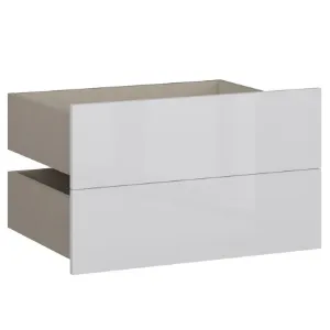 Obrazek Szuflady 2 szt Modulix Do Stojaka Na Ubrania 49,4 Biały Połysk