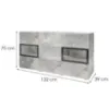 Obrazek Komoda Baros 26  2d3d Jasny Beton
