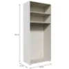 Obrazek Korpus Szafy Modulix 99,4x230,1 Biały