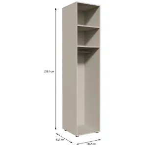 Obrazek Korpus Szafy Modulix 49,7x230,1 Piaskowy