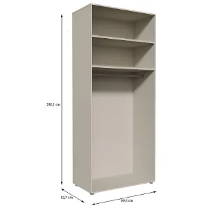 Obrazek Korpus Szafy Modulix 99,4x230,1 Piaskowy