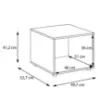 Obrazek Podstawka Szafy Moduklix 49,7 Biały