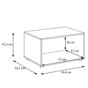 Obrazek Podstawka Szafy Moduklix 74,4 Biały