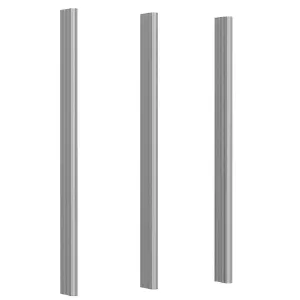 Obrazek Zestaw 3 Uchwytów Moduklix Srebrny