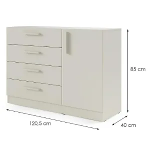 Obrazek Komoda mała Braga BRK2 kaszmir