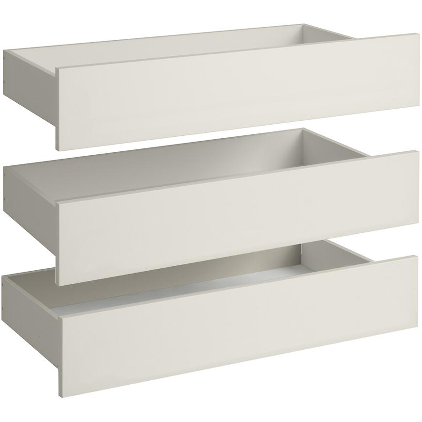 Komplet szuflad do szafy Braga 1 (3 szt.) kaszmir