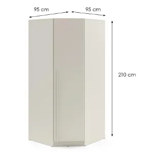 Obrazek Szafa Braga 4 (L/P) kaszmir