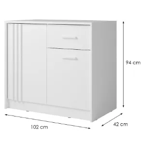 Obrazek Komoda Canada Cy-21  Biała U. Białe