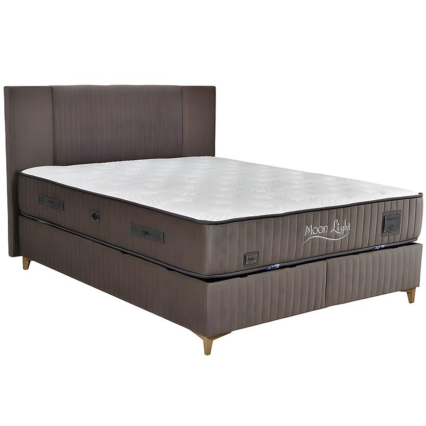 Łóżko kontynentalne Moonlight 160x200 brąz