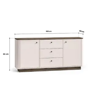 Obrazek Komoda Vilavio 03 Dąb/kaszmir