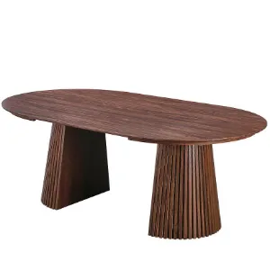 Obrazek Stół Rozkładany Z Lamelami Metz 120/160x200x120 13555 Orzech