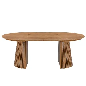 Obrazek Stół Rozkładany Z Lamelami Metz 120/160x200x120 13556 Dąb