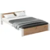 Obrazek Łóżko Bergen Kaszmir + Dąb Artisan 200