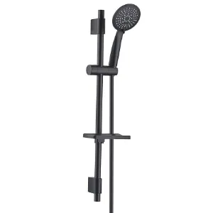 Obrazek Zestaw natryskowy Elisa Black 5-F czarny