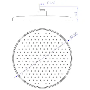 Obrazek Deszczownica Tipo 2 25 cm