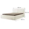 Obrazek Łóżko Inez 140x200 Poso 100