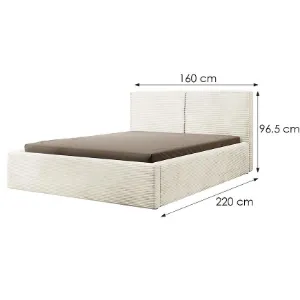 Obrazek Łóżko Inez 140x200 Poso 100