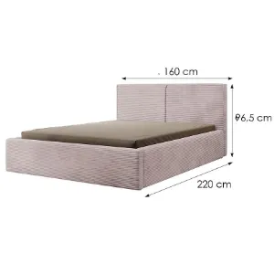 Obrazek Łóżko Inez 140x200 Lincoln 61