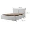 Obrazek Łóżko Inez 140x200 Lincoln 86