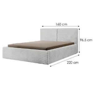 Obrazek Łóżko Inez 140x200 Lincoln 86