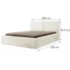 Obrazek Łóżko Inez 180x200 Poso 100