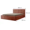 Obrazek Łóżko Inez 180x200 Lincoln 52