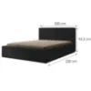 Obrazek Łóżko Inez 180x200 Lincoln 100