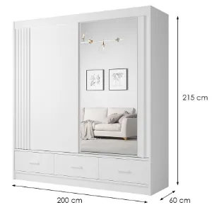 Obrazek Szafa Canada Ca-21-200 Biała U. Białe